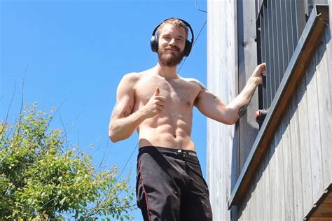 PewDiePie reveals how he got in shape after showing body  .